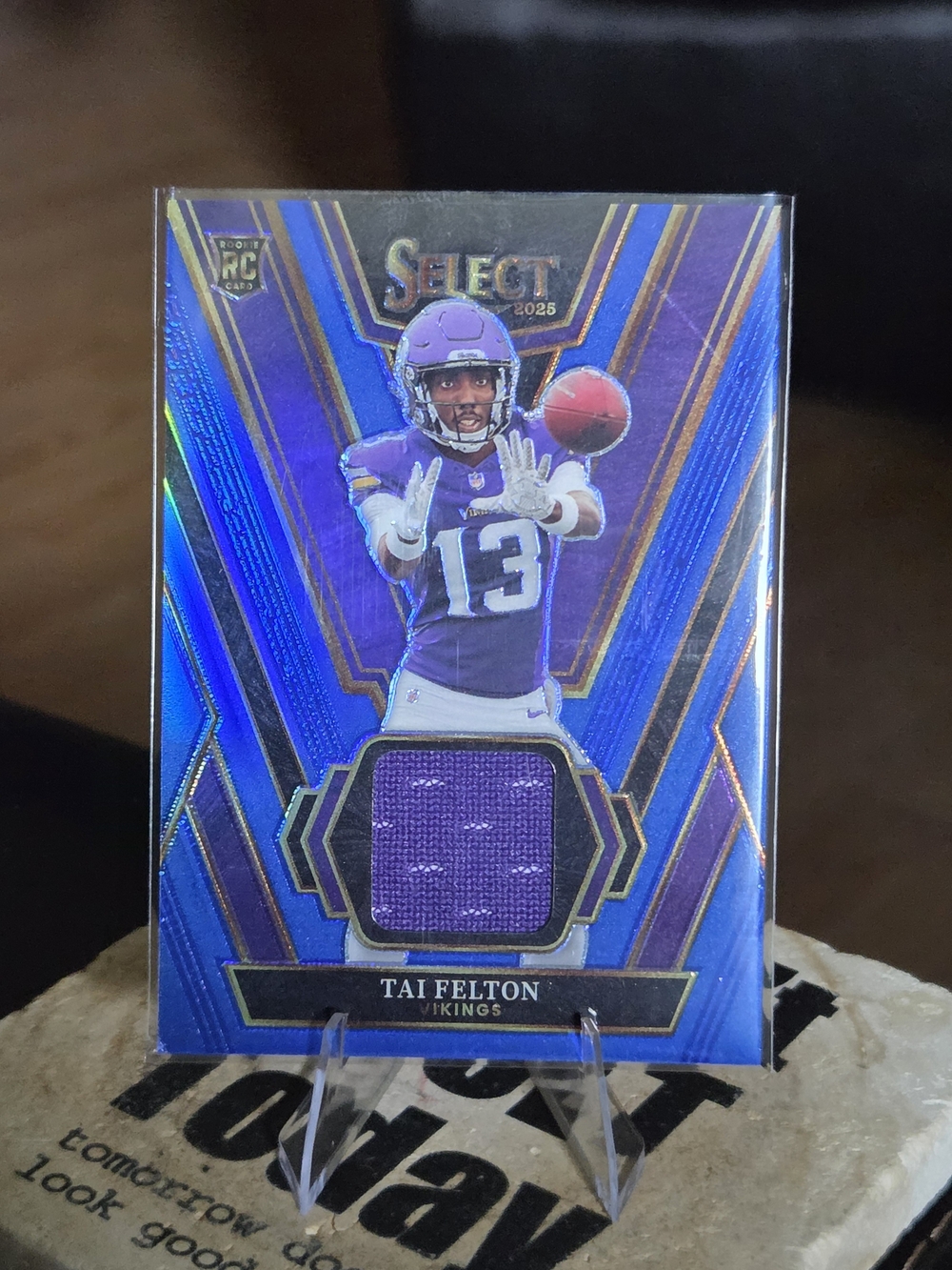 2023 Select Tai Felton Vikings Purple Rookie Patch Card